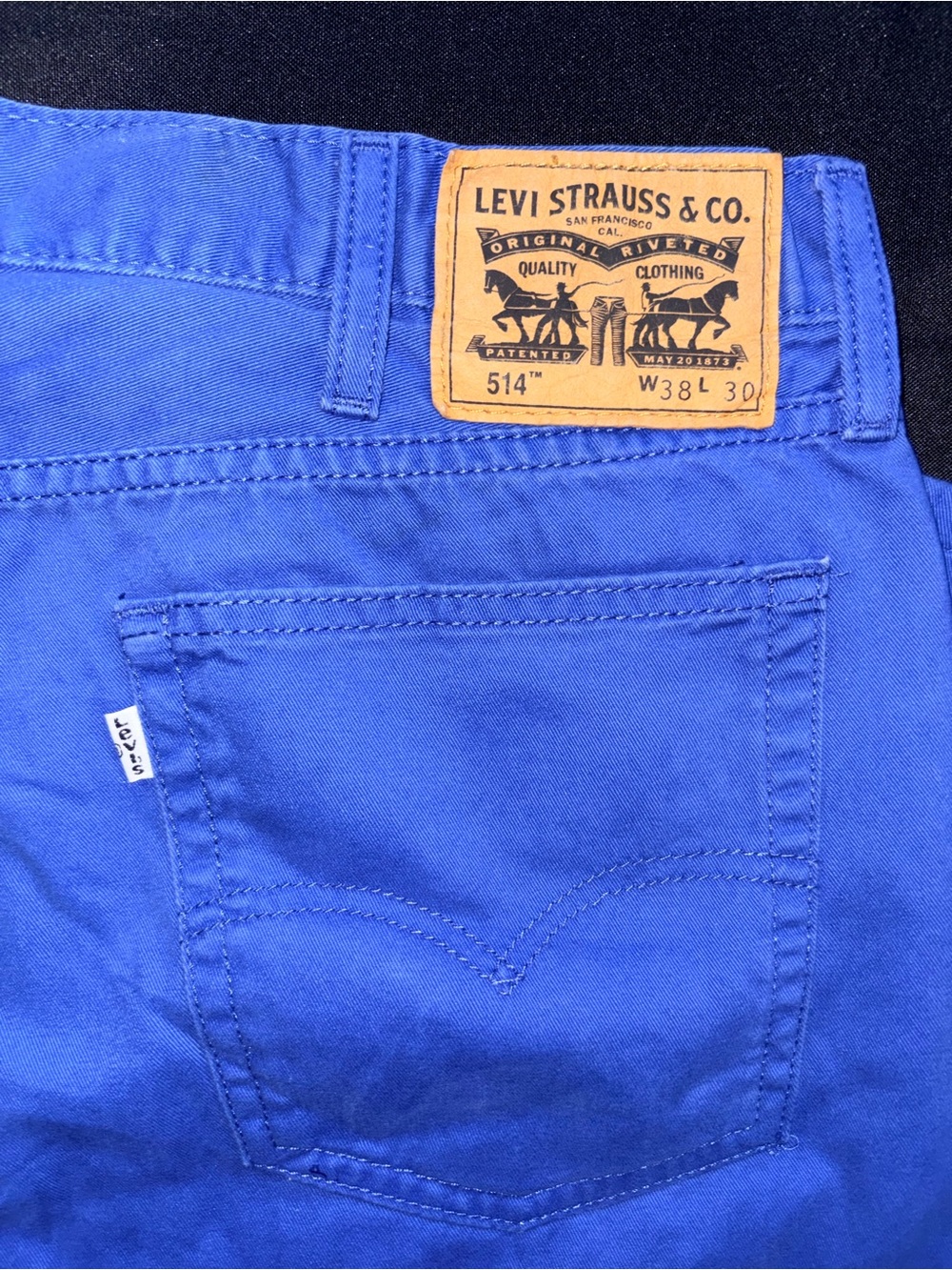 Levi's Men's 514 Straight Fit Jeans - Royal Blue